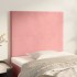 Cabeceros 2 unidades de terciopelo rosa 100x5x78/88