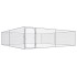 Perrera de exterior de acero galvanizado 4x4x1