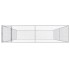 Perrera de exterior de acero galvanizado 4x4x1