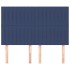 Cabeceros 4 unidades tela azul 72x5x78/88