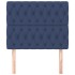 Cabeceros 2 unidades tela azul 100x7x78/88