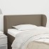 Cabecero de tela gris taupe 93x23x78/88