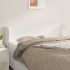 Cabecero de cuero sintético blanco 147x23x78/88
