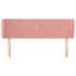 Cabecero de terciopelo rosa 147x23x78/88