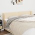 Cabecero de tela color crema 183x23x78/88