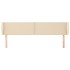 Cabecero de tela color crema 183x23x78/88