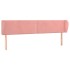 Cabecero de terciopelo rosa 203x23x78/88