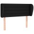 Cabecero de tela negro 83x23x78/88