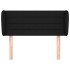 Cabecero de tela negro 83x23x78/88