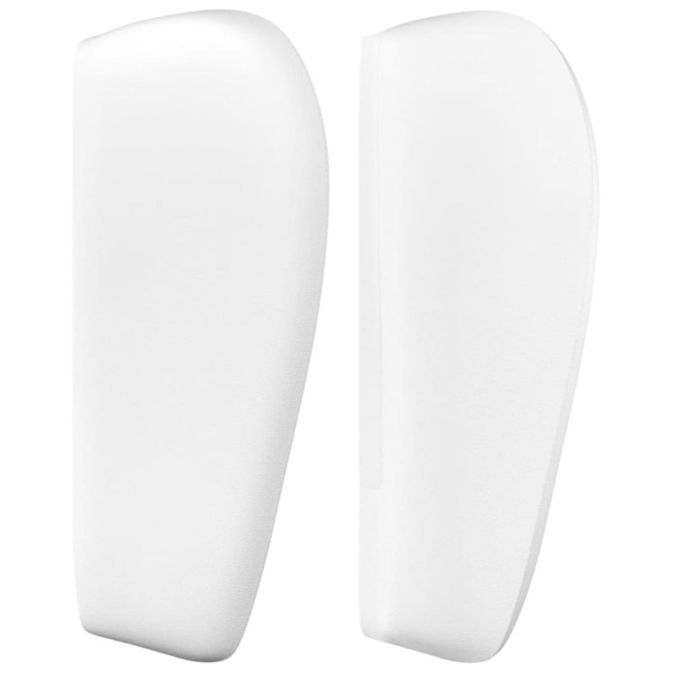 Cabecero de cuero sintético blanco 163x23x78/88