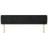 Cabecero de terciopelo negro 203x23x78/88