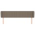 Cabecero de tela gris taupe 183x23x78/88