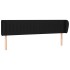 Cabecero de tela negro 163x23x78/88