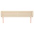 Cabecero de tela color crema 163x23x78/88