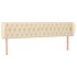 Cabecero de tela color crema 203x23x78/88