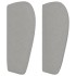 Cabecero de tela gris claro 183x23x78/88