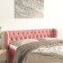 Cabecero de terciopelo rosa 163x23x78/88