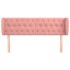 Cabecero de terciopelo rosa 163x23x78/88