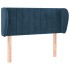 Cabecero de terciopelo azul oscuro 103x23x78/88