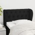 Cabecero de tela negro 83x23x78/88