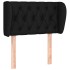 Cabecero de tela negro 83x23x78/88