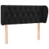 Cabecero de terciopelo negro 103x23x78/88