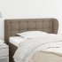 Cabecero de tela gris taupe 93x23x78/88