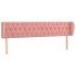 Cabecero de terciopelo rosa 183x23x78/88