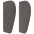 Cabecero de terciopelo gris oscuro 93x23x78/88