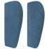 Cabecero de terciopelo azul oscuro 163x23x78/88