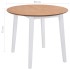 Mesa de alas abatibles redonda MDF