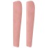 Cabecero con orejas de terciopelo rosa 103x23x118/128