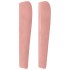 Cabecero con orejas de terciopelo rosa 93x23x118/128