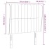 Cabecero con orejas de terciopelo rosa 93x23x118/128