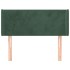 Cabecero de terciopelo verde oscuro 93x16x78/88