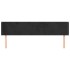Cabecero de terciopelo negro 163x16x78/88