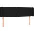Cabecero de tela negro 147x16x78/88