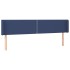 Cabecero de tela azul 163x16x78/88