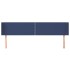 Cabecero de tela azul 163x16x78/88