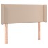 Cabecero de cuero sintético color capuchino 93x16x78/88