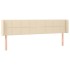 Cabecero de tela color crema 183x16x78/88