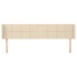 Cabecero de tela color crema 183x16x78/88