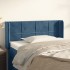 Cabecero de terciopelo azul oscuro 93x16x78/88