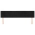 Cabecero de terciopelo negro 203x16x78/88