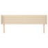 Cabecero de tela color crema 163x16x78/88