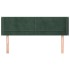 Cabecero de terciopelo verde oscuro 147x16x78/88