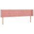 Cabecero de terciopelo rosa 163x16x78/88