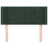 Cabecero de terciopelo verde oscuro 93x16x78/88