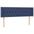 Cabecero de tela azul 163x16x78/88