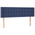Cabecero de tela azul 147x16x78/88